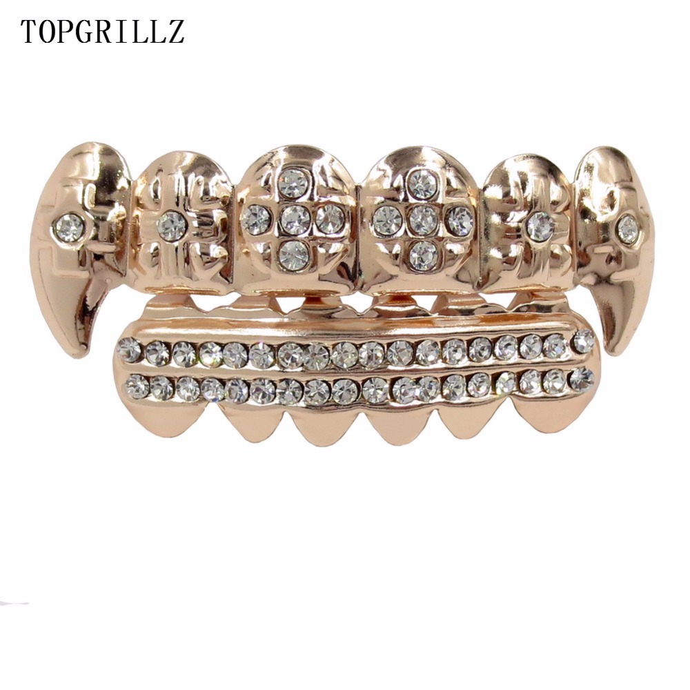 Body Jewelry Real Gold - Topgrillz Hoa Hồng Thật Màu Vàng