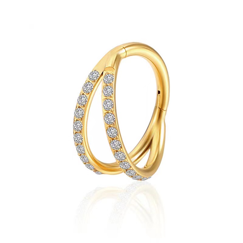 ASTM F136 Titanium Conch Hoop  - đánh giá và giá Septum Clicker Ring