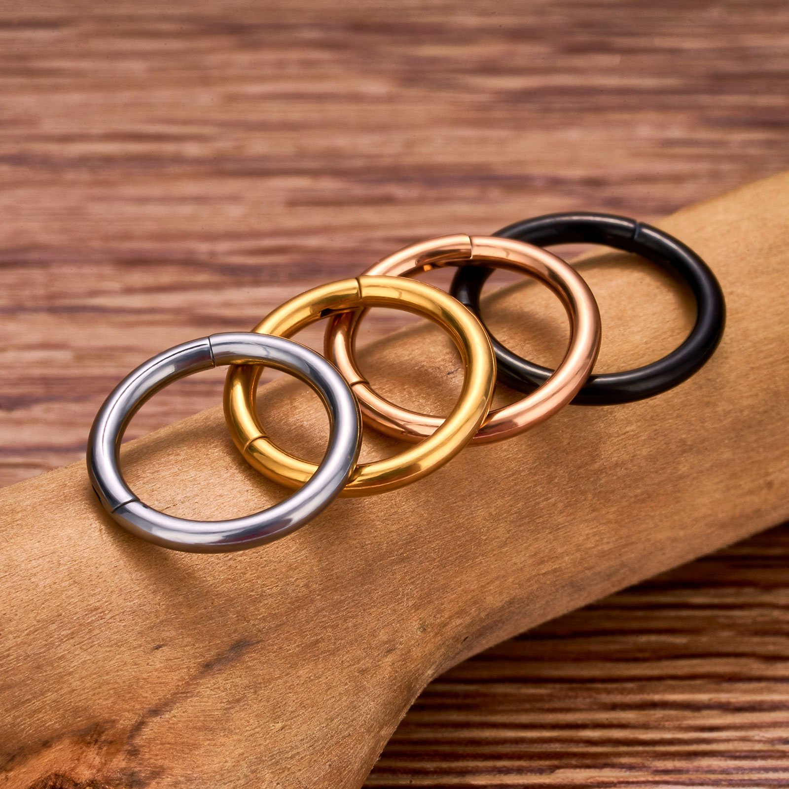 5pcs G23 Titanium Piercing sex - đánh giá và giá Septum Clicker Ring