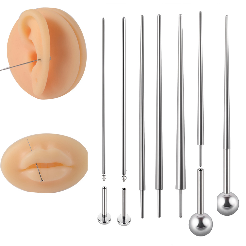 2 pcs Stainless Steel Piercing - đánh giá và giá Body Jewelry Threadless