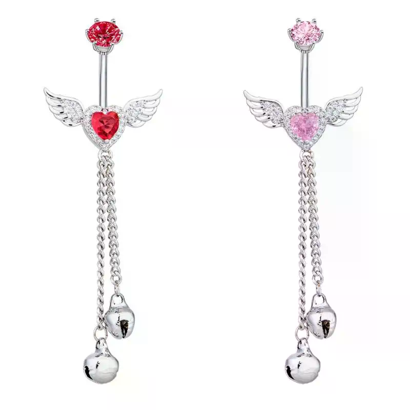 Wing Heart Belly Button Rings  - đánh giá và giá Body Jewelry Belly Button Rings
