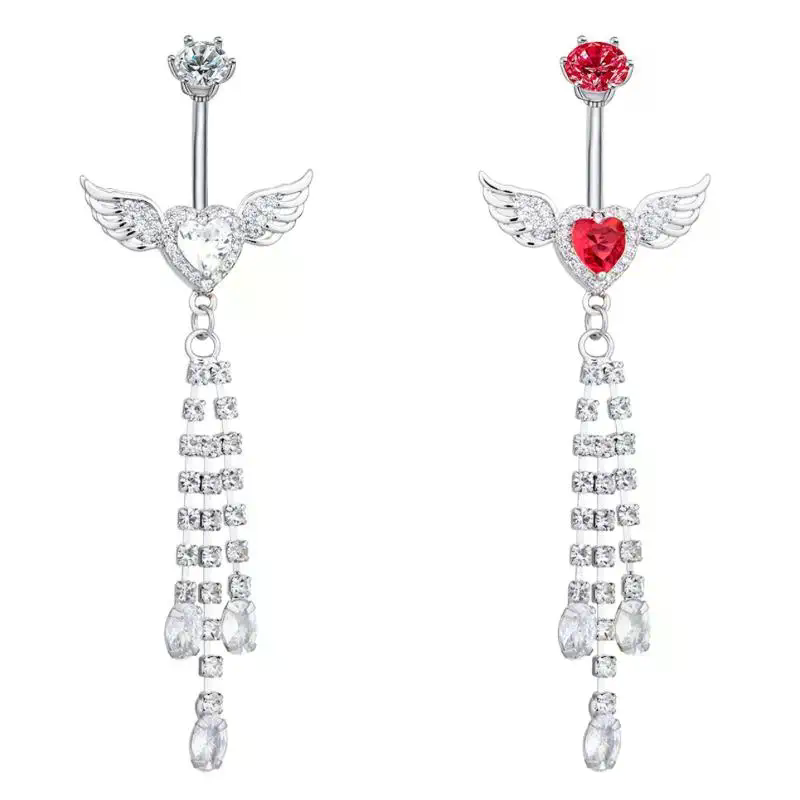 Wing Heart Belly Button Rings  - đánh giá và giá Body Jewelry Belly Button Rings