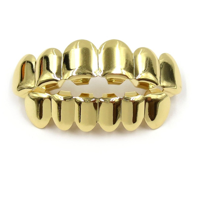 Gold Silver Plated HIP HOP Tee - đánh giá và giá Body Jewelry Real Gold