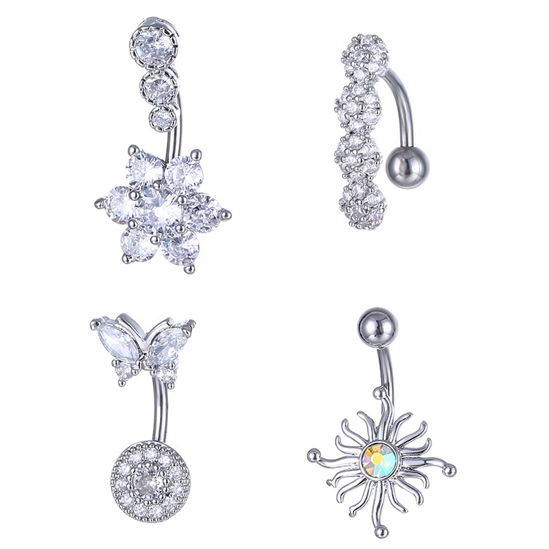 Crystal Belly Button Ring Anim - đánh giá và giá Body Jewelry Belly Button Rings