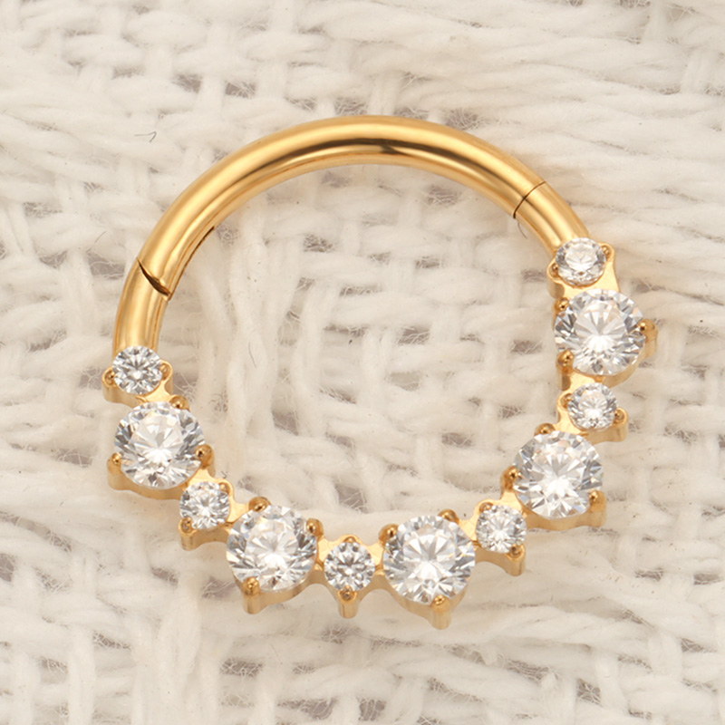 ASTM F136 TItanium Daith Click - đánh giá và giá Septum Clicker Ring