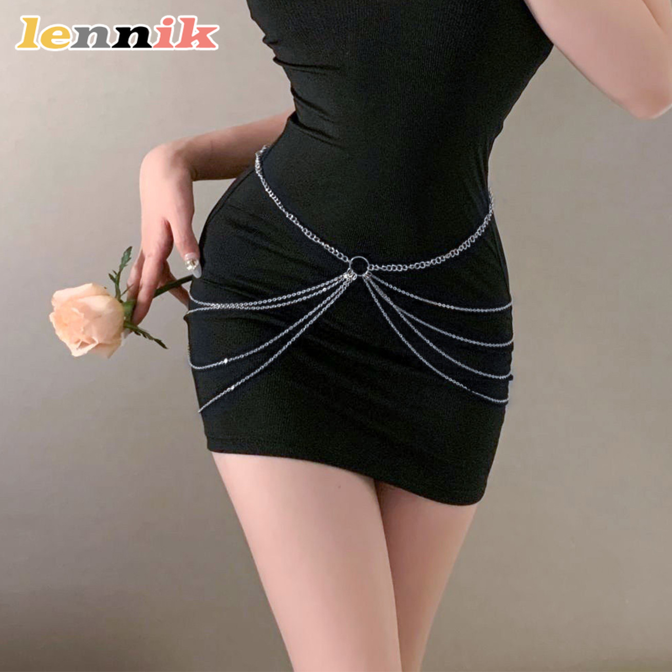 LENNIK Tassel Metal Multi-Laye - đánh giá và giá Qualiti Body Jewelry