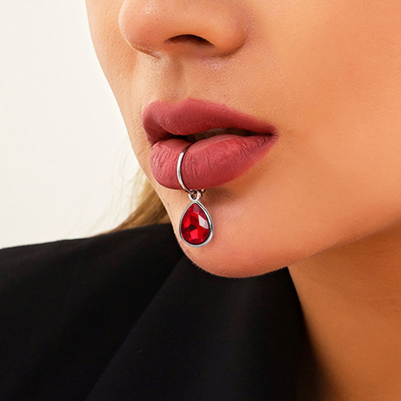 1 Máy Tính Giả Xuyên Môi Kẹp C - đánh giá và giá Body Jewelry Lip Ring