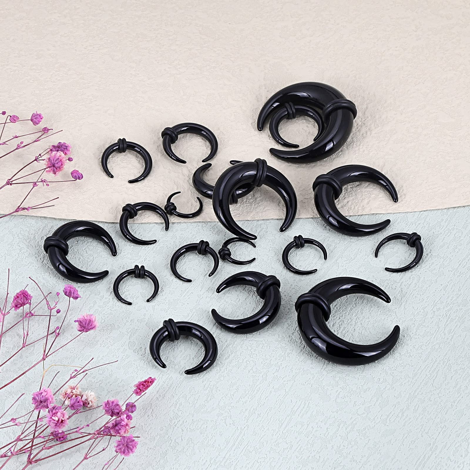 18Pcs Acrylic Septum Pincher T - đánh giá và giá Septum Clicker Ring