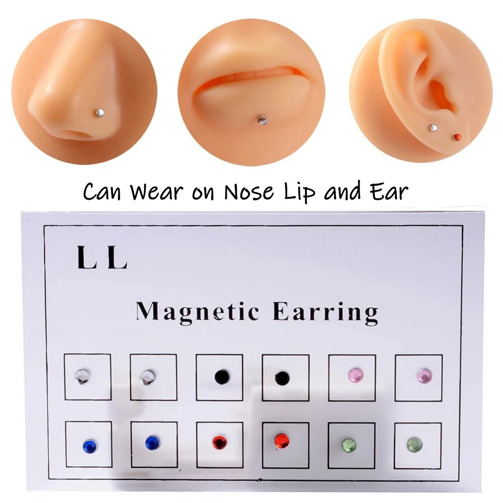 12PCS/Card Fake Cheater Non Pi - đánh giá và giá Body Jewelry Lip Ring