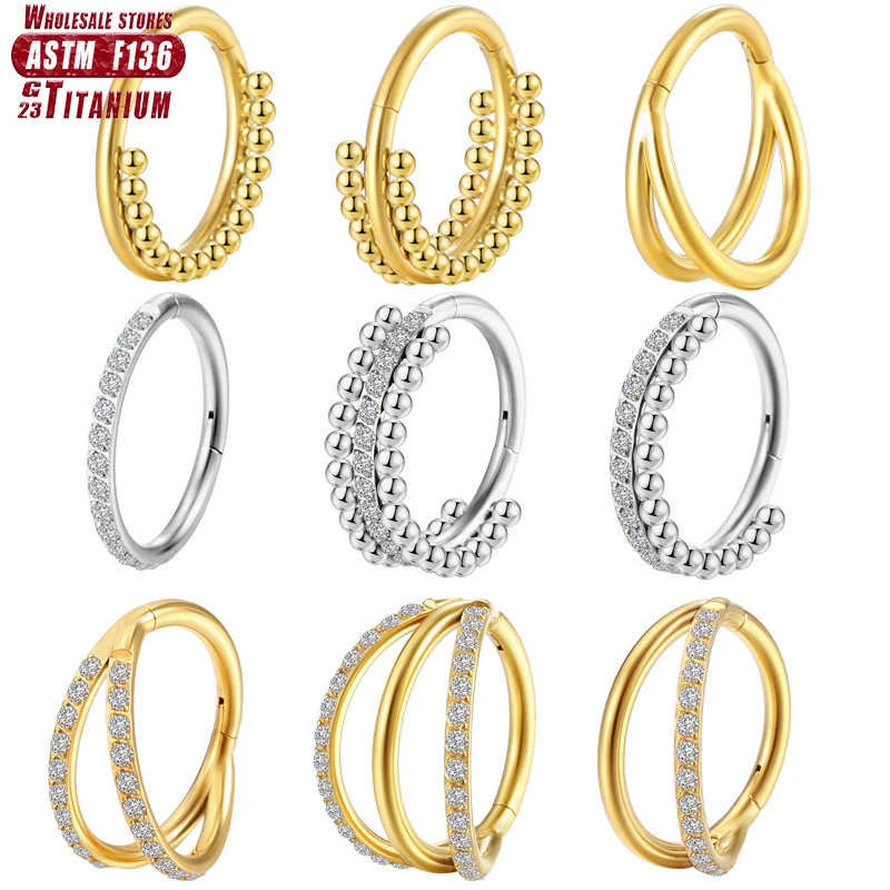G23 Titan Vách Ngăn Mũi Nhẫn X - đánh giá và giá Septum Clicker Ring