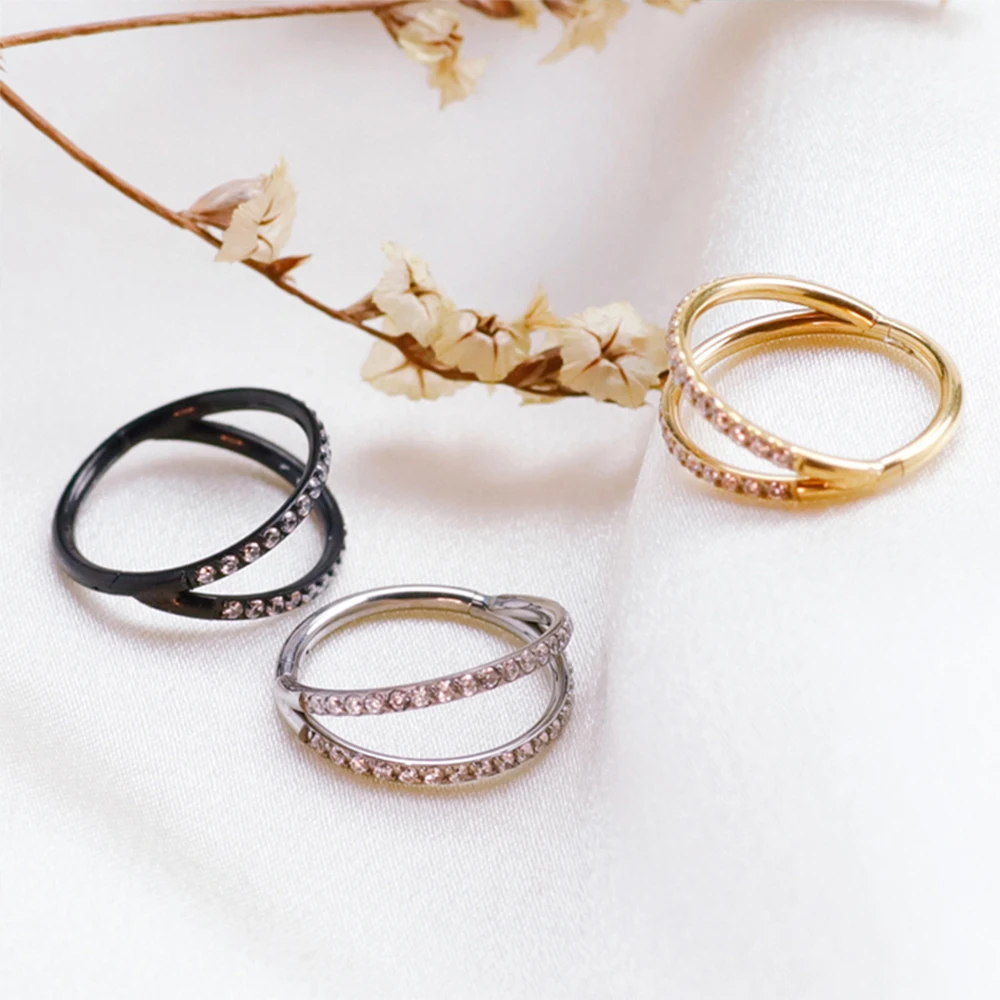 G23 Titan Vách Ngăn Mũi Nhẫn X - đánh giá và giá Septum Clicker Ring
