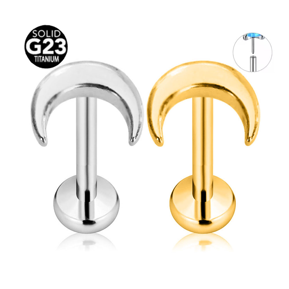 ASTM F136 G23 Titanium Shiny C - đánh giá và giá Body Jewelry Threadless