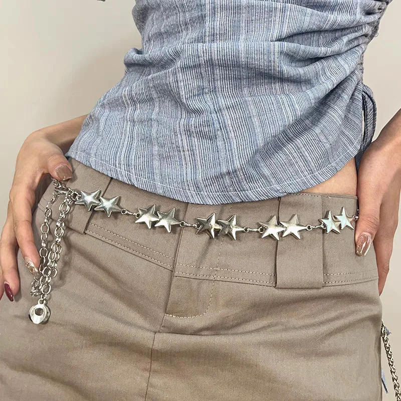 Star Chain Belt Western Metal  - đánh giá và giá Body Jewelry Dress