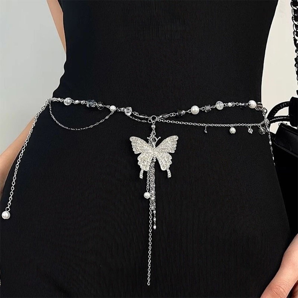 Y2K Butterfly Waist Chain Mult - đánh giá và giá Body Jewelry Y2K