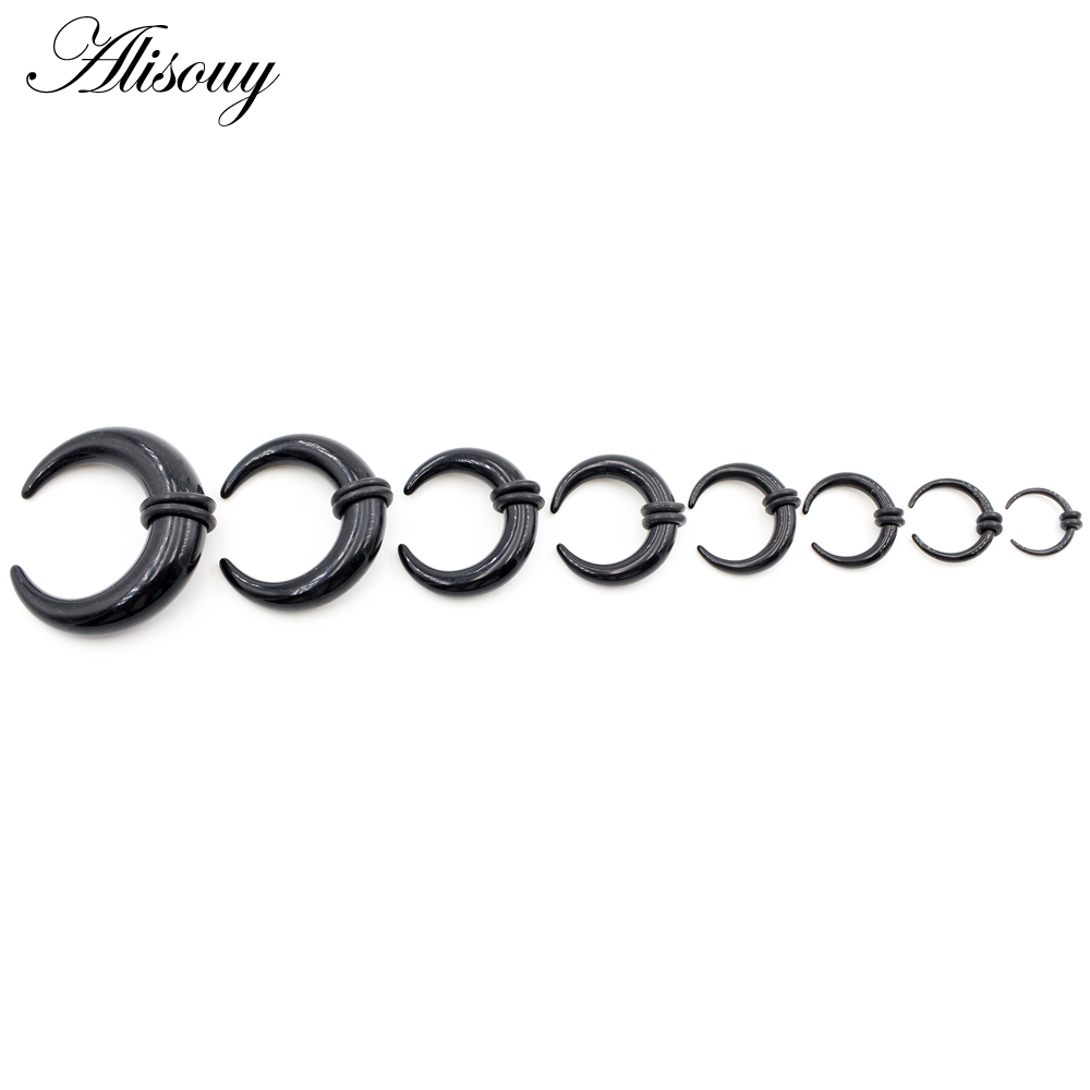 2 Chiếc Acrylic C Sahpe Sừng T - đánh giá và giá Septum Clicker Ring