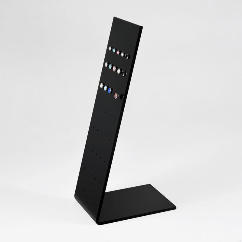 Đen Cao Cấp Hình Chữ L Acrylic - đánh giá và giá Body Jewelry Storage