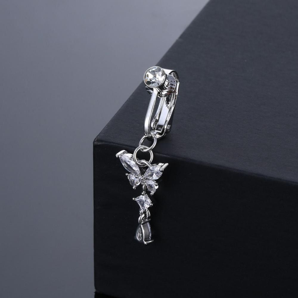 Butterfly Design Clip On Belly - đánh giá và giá Body Jewelry Belly Button Rings