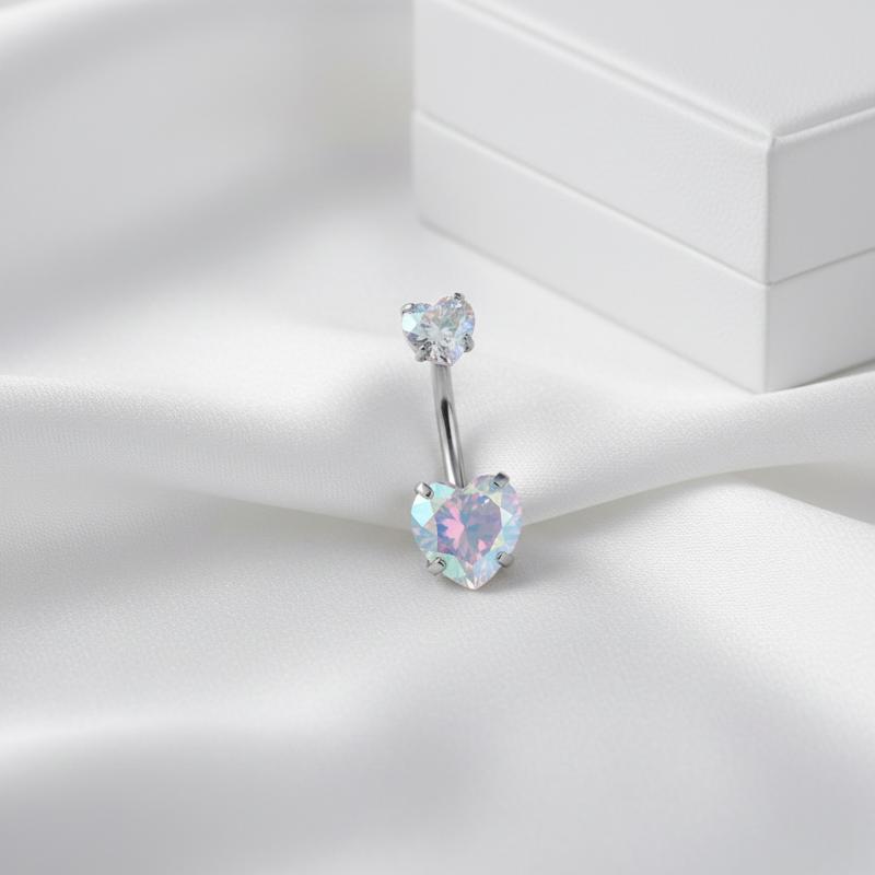 Stainless Steel Crystal Belly  - đánh giá và giá Body Jewelry Belly Button Rings