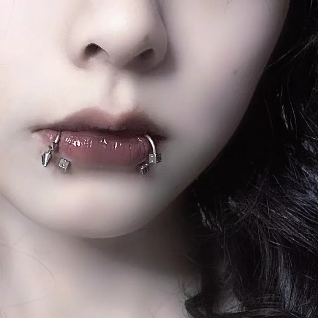10pcs Punk Nose Ring One Nail  - đánh giá và giá Body Jewelry Lip Ring