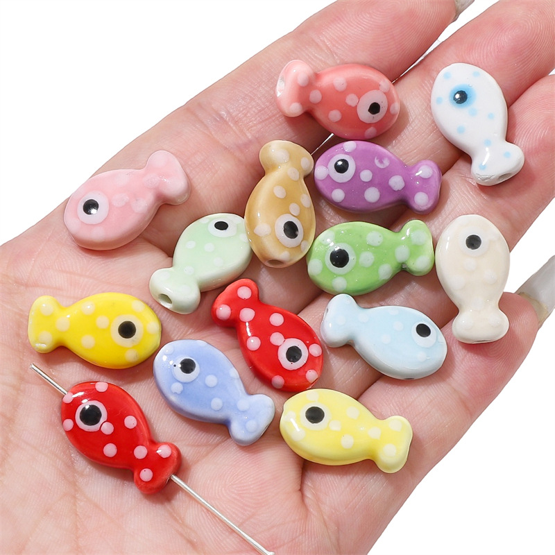 10pcs Pink Porcelain Ceramic F - đánh giá và giá Body Jewelry Y2K