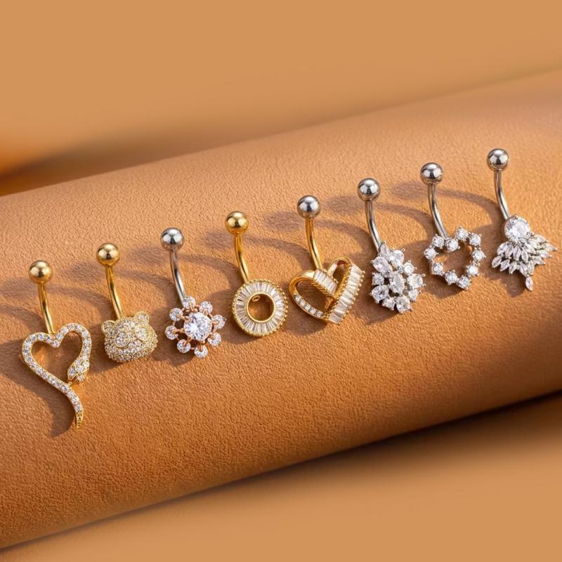 Butterfly Flower Belly Button  - đánh giá và giá Body Jewelry Belly Button Rings