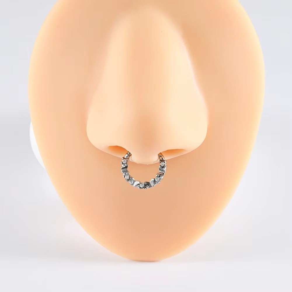 1PC Stainless Steel Septum Cli - đánh giá và giá Septum Clicker Ring