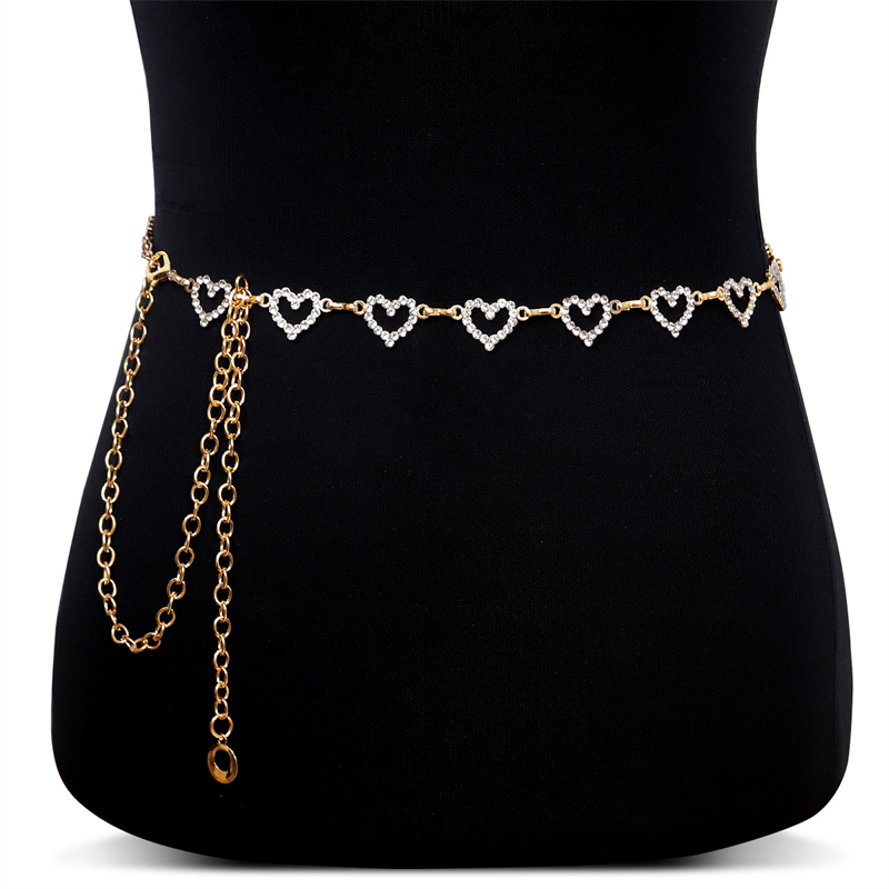 Fashion Rhinestone Heart Waist - đánh giá và giá Body Jewelry Art
