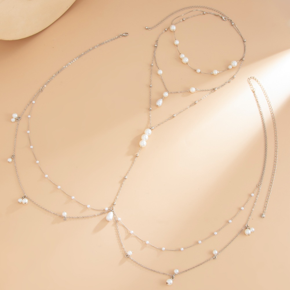 Multi Layer Imitation Pearl Ne - đánh giá và giá Qualiti Body Jewelry