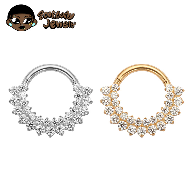 ASTM F136 Titanium Clicker Sep - đánh giá và giá Septum Clicker Ring