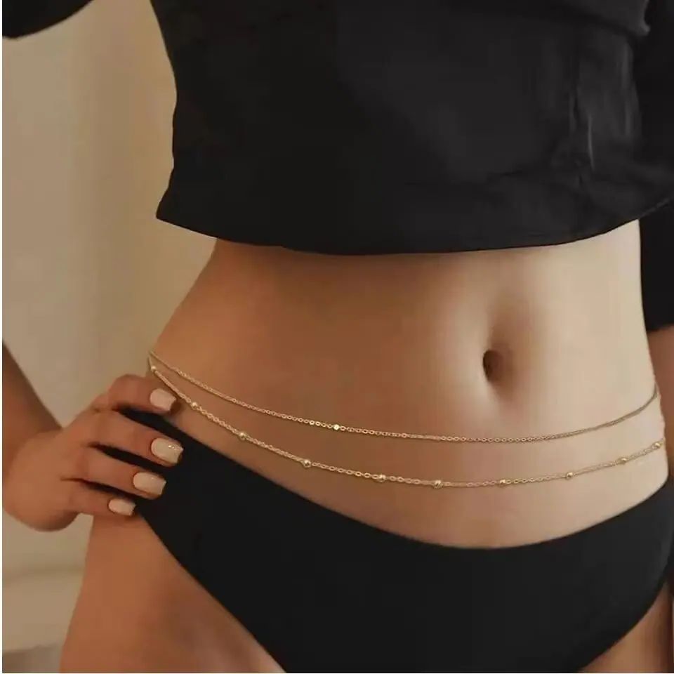 HipHop Double Layers Belly Cha - đánh giá và giá Qualiti Body Jewelry