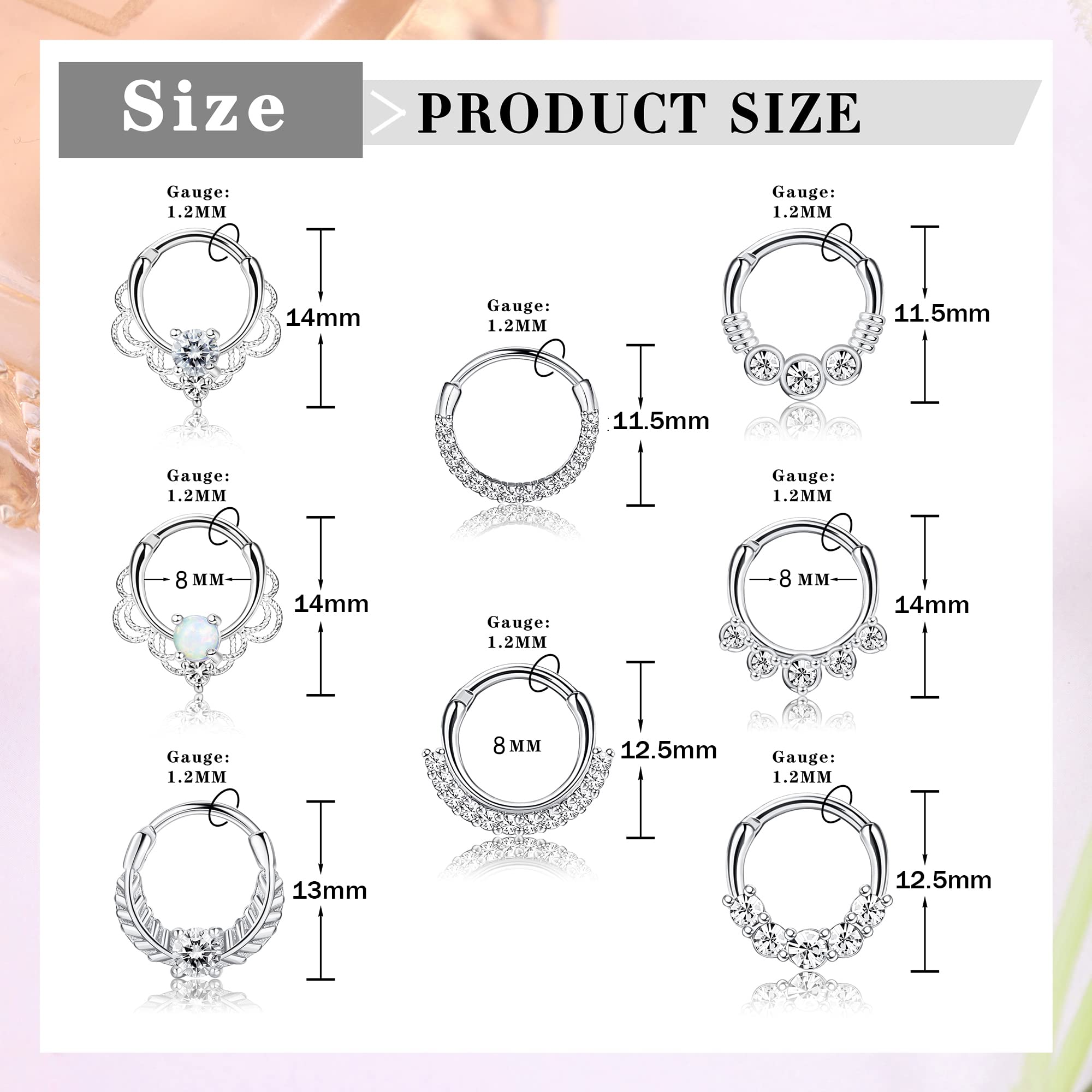 Drperfect 16G Septum Clicker R - đánh giá và giá Septum Clicker Ring