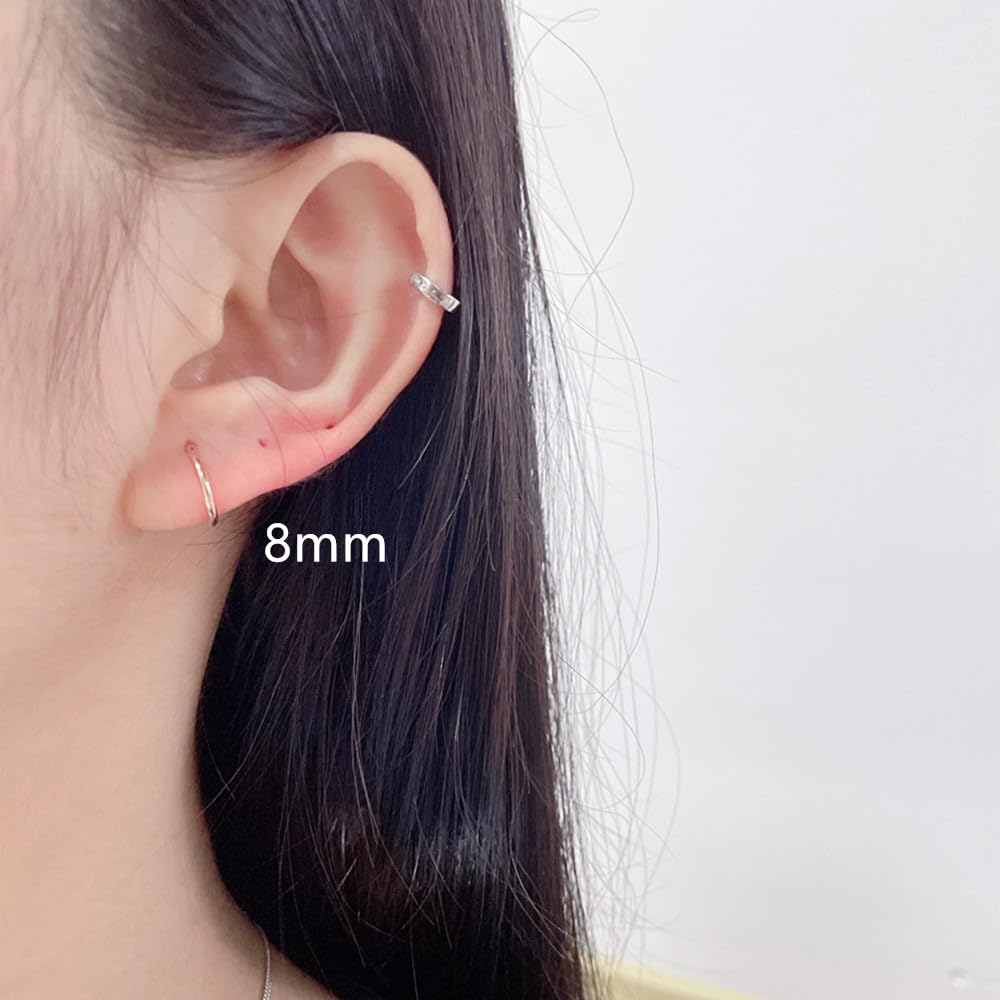 8Pcs Surgical Stainless Steel  - đánh giá và giá Septum Clicker Ring