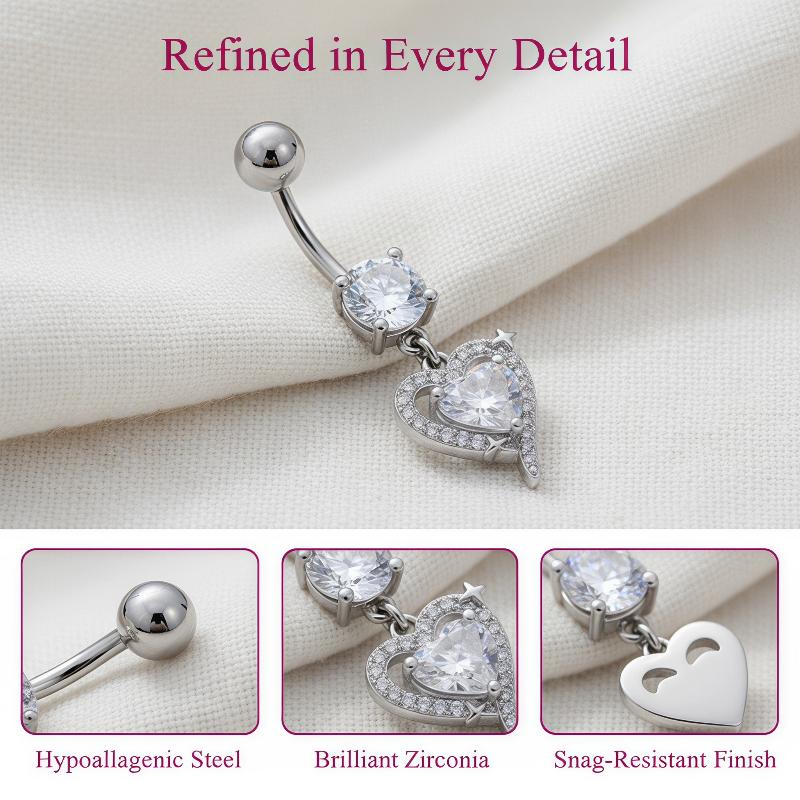 1Pcs Exquisite Dangle Belly Bu - đánh giá và giá Body Jewelry Belly Button Rings
