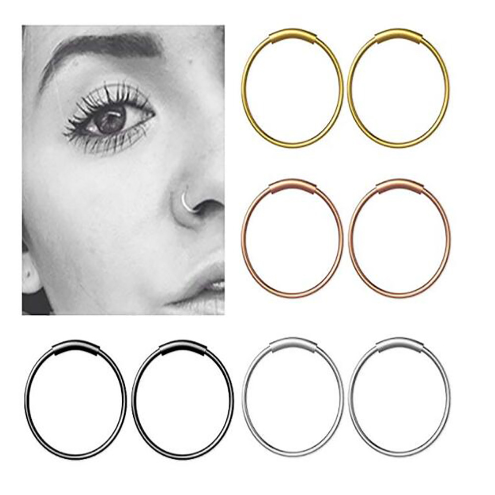 3pcs/lot 316L Surgical Steel S - đánh giá và giá Body Jewelry Lip Ring