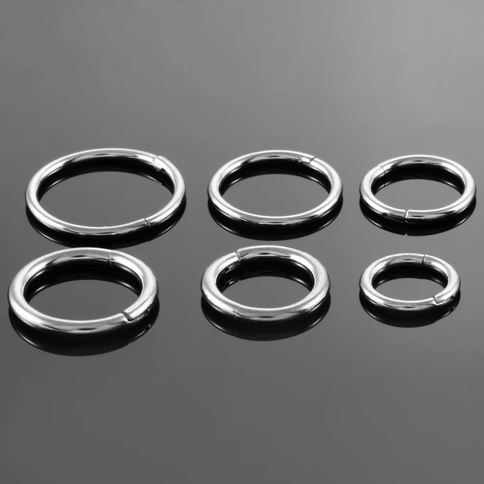 F136 Titanium Nose Piercing Hi - đánh giá và giá Septum Clicker Ring